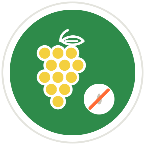 Uva bianca senza semi